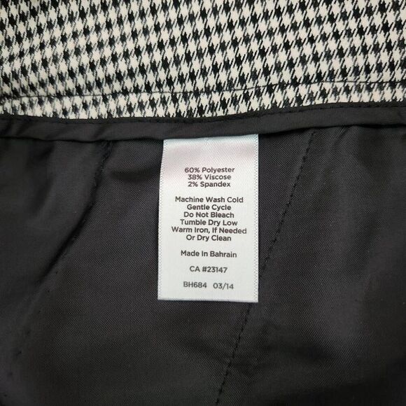 Talbots Gingham Dress Pant Women's Size 4 Multicolor Elastic Waist Pockets - Picture 6 of 7